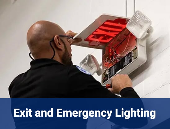 Service Exit and Emergency Lighting